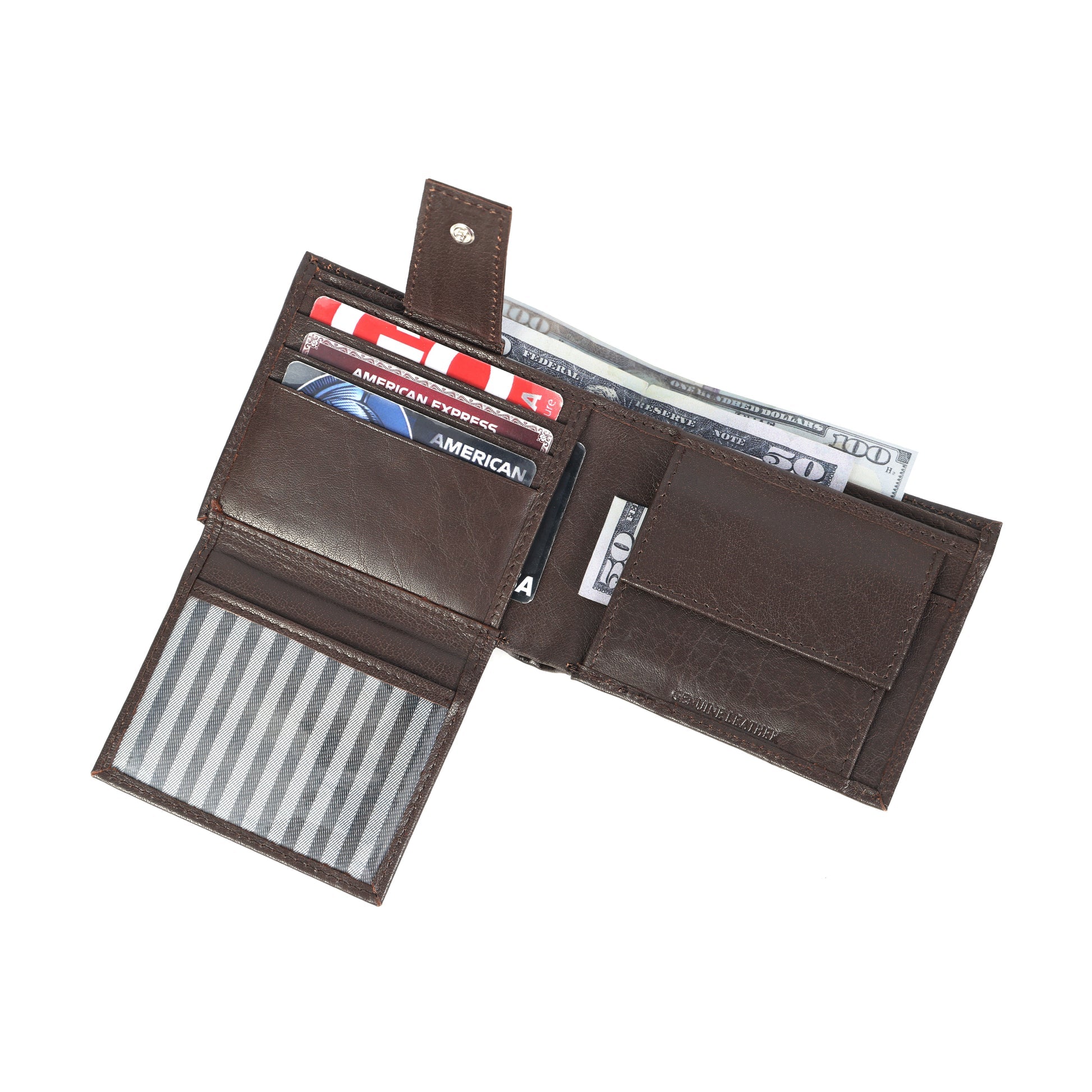 Celtic Vintage Brown Genuine Leather Card Holder Wallet – Slim & Stylish