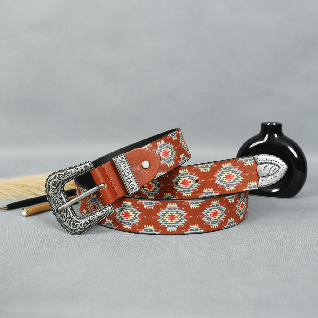 Stylish Digital Print Belt  Unique Graphic Design, Durable & Adjustable.