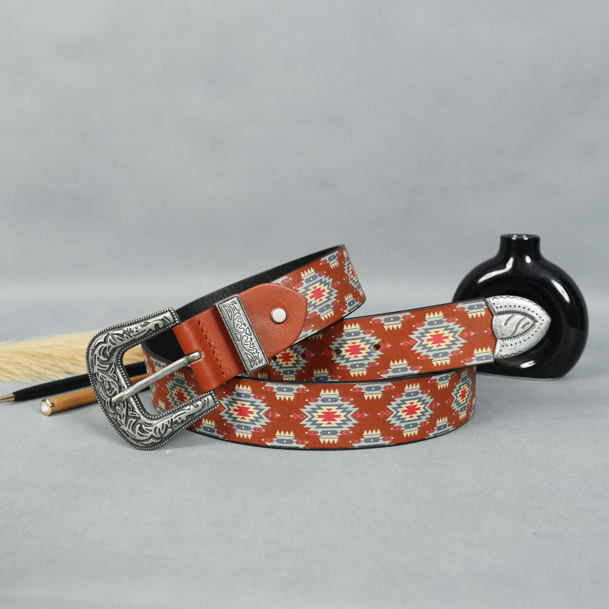 Stylish Digital Print Belt  Unique Graphic Design, Durable & Adjustable.