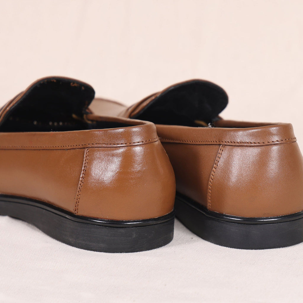 Men's Genuine Leather Penny Loafers an Formal Slip-On Shoes