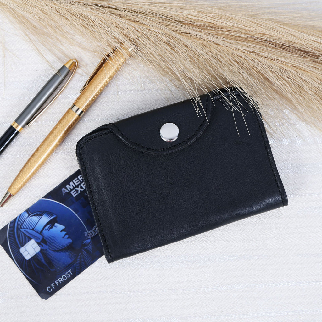 Premium Leather Cardholder ƒ????? Slim, Stylish & Durable Wallet for Men & Women.LA-1416