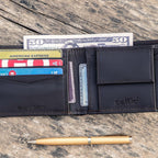 Celtic Genuine Leather Bi-Fold Wallet with Coin Pocket | Slim & Stylish Men’s Wallet