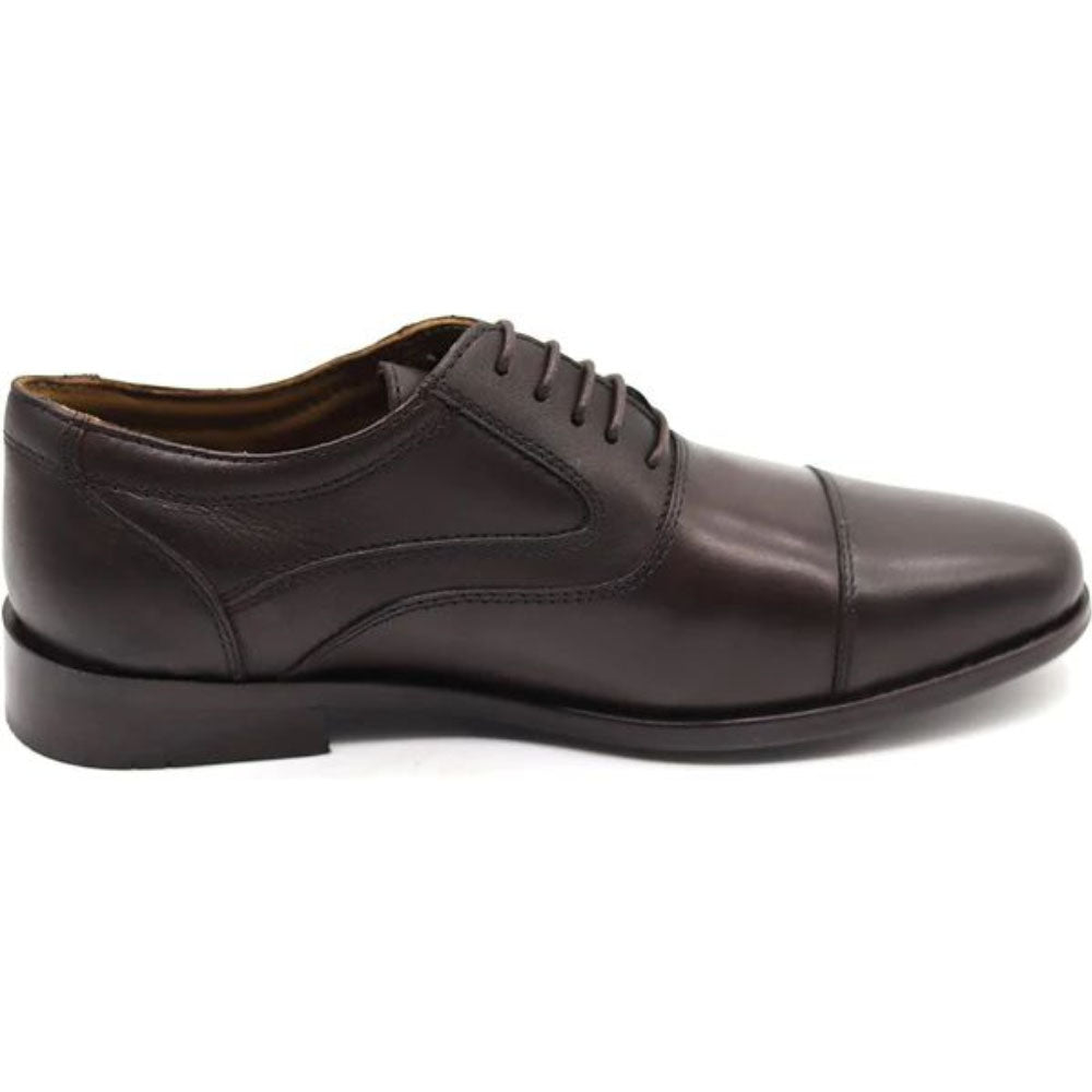 Men's Genuine Leather Milano Cap Toe Formal Shoes Hand Crafted to perfection by renowned Artisans. Lace Ups