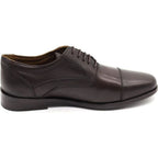 Men's Genuine Leather Milano Cap Toe Formal Shoes Hand Crafted to perfection by renowned Artisans. Lace Ups