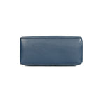 Premium Leather Structured Box Satchel hand bag with Detachable Strap