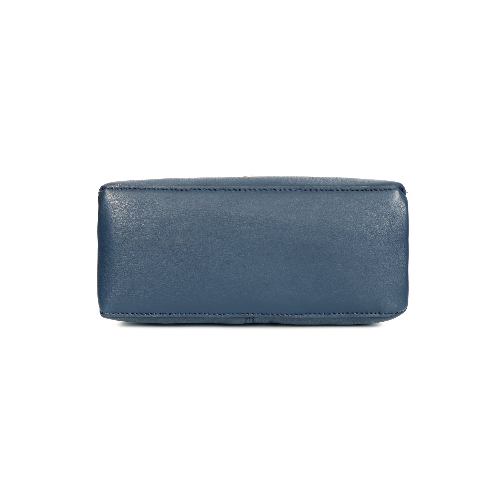 Premium Leather Structured Box Satchel hand bag with Detachable Strap