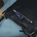 "Pure Luxuries Celtic Leather Bag - Premium Handcrafted Leather Bag for Men & Women"- BG-1757