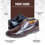 New Derby Brown Shoes – Genuine Leather Lace-Up Derbies with Cushioned Comfort Sole & Breathable Lining