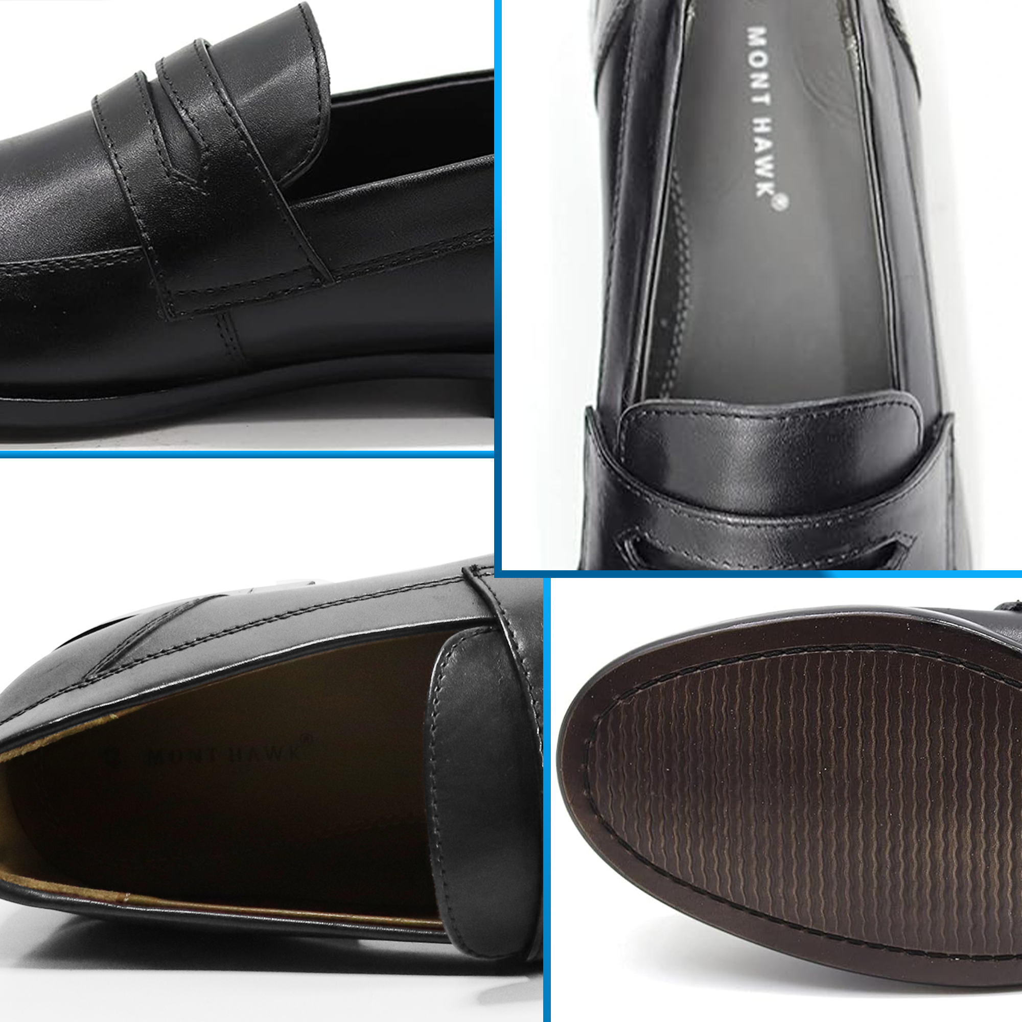 Penny Lasted Leather Slip-On Loafers