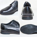New Derby Brown Shoes – Genuine Leather Lace-Up Derbies with Cushioned Comfort Sole & Breathable Lining
