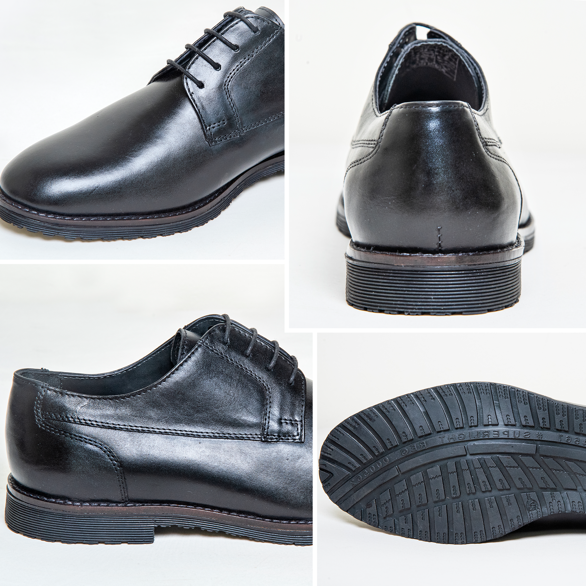 New Derby Brown Shoes – Genuine Leather Lace-Up Derbies with Cushioned Comfort Sole & Breathable Lining