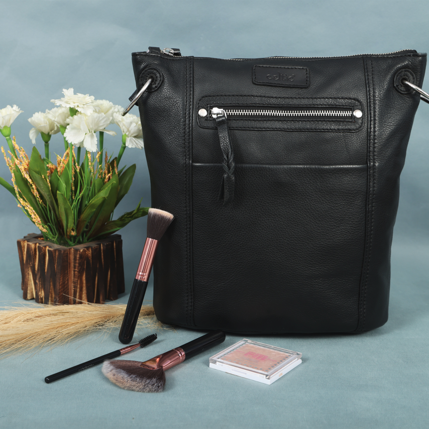 "Pure Luxuries Celtic Leather Bag - Premium Handcrafted Leather Bag for Men & Women"- BG-1757