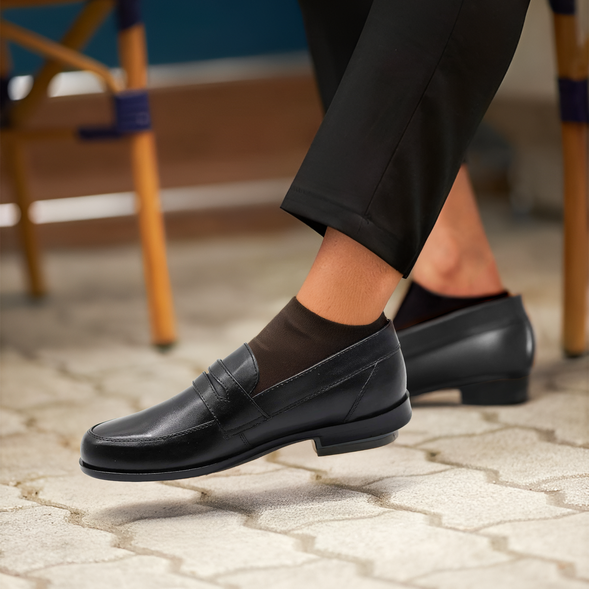 Men’s Leather Slip-On Loafers
