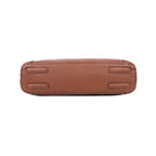 Premium Genuine Leather Laptop bag with Detachable Strap & Multi Zip Pockets