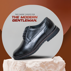 New Derby Brown Shoes – Genuine Leather Lace-Up Derbies with Cushioned Comfort Sole & Breathable Lining