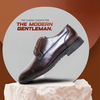 New Derby Brown Shoes – Genuine Leather Lace-Up Derbies with Cushioned Comfort Sole & Breathable Lining