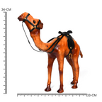 Handicraft Standing Camel Leather Showpiece ƒ????? Exquisite Artisan Home Decor, ART:-LA-05