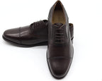 Men's Genuine Leather Milano Cap Toe Formal Shoes Hand Crafted to perfection by renowned Artisans. Lace Ups