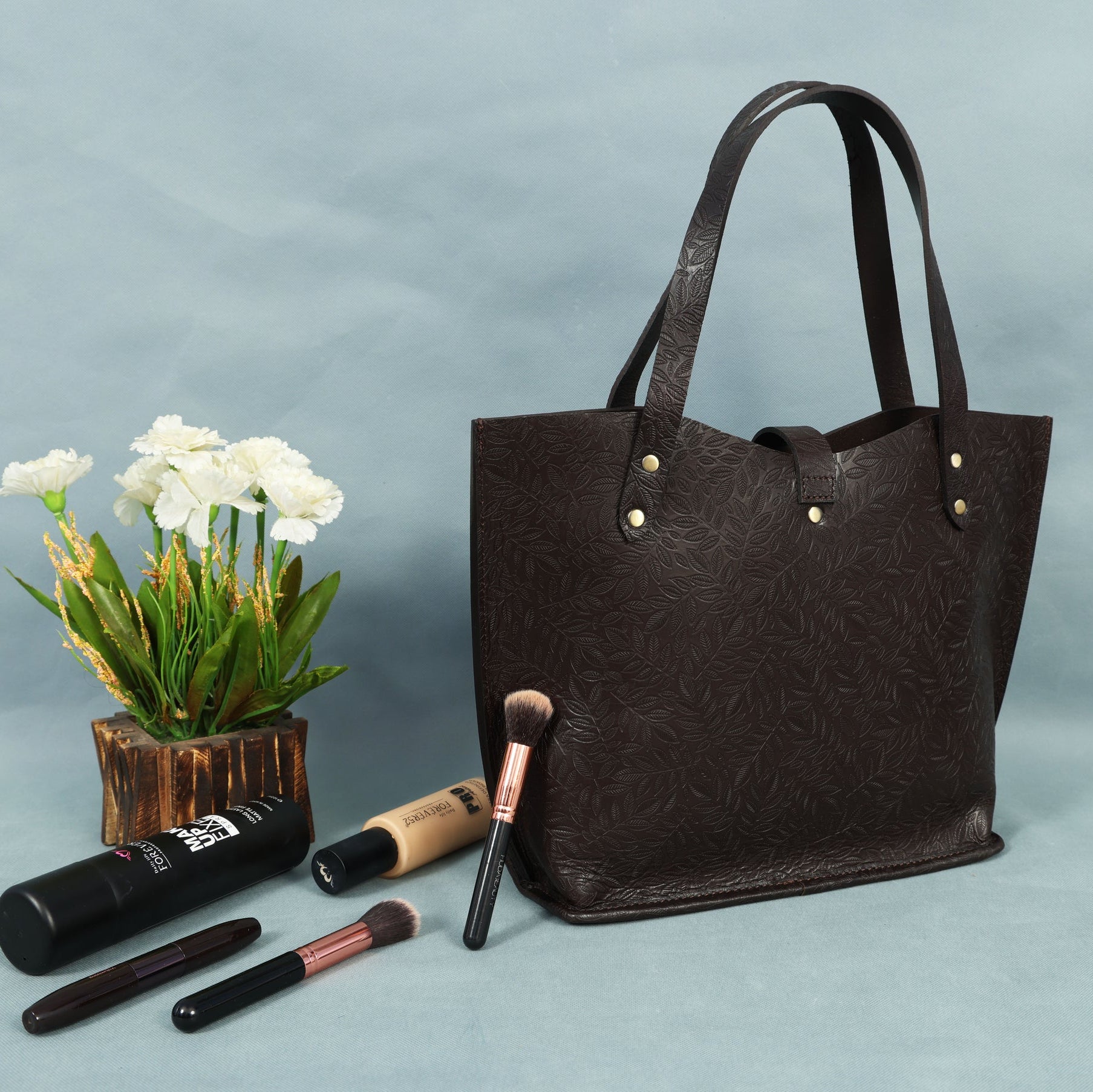 Celtic Top-Selling Leather Embossing tote Bag for Women