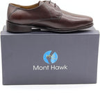 Genuine Leather Blucher Shoes with TPR Handcrafted sole