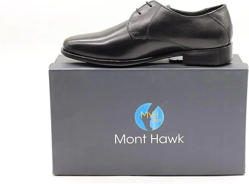 Genuine Leather Blucher Shoes with TPR Handcrafted sole
