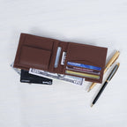 Celtic Genuine Leather Bi-Fold Wallet with ID Window & Coin Pocket