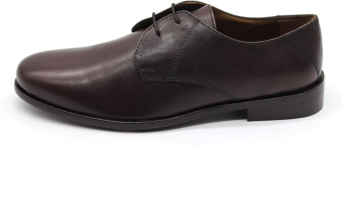 Genuine Leather Blucher Shoes with TPR Handcrafted sole
