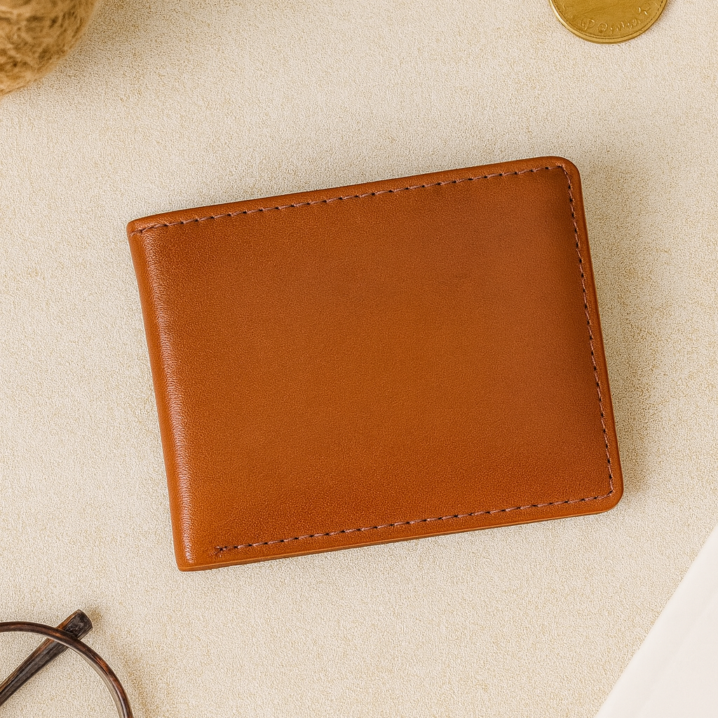 Premium Genuine Leather Export Quality Men's Wallet with Coin Pocket