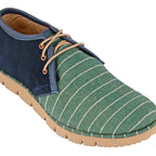 Mens Green Suede Desert pattern  Casual Low Ankle Shoes