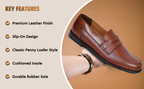 Men’s Leather Slip-On Loafers