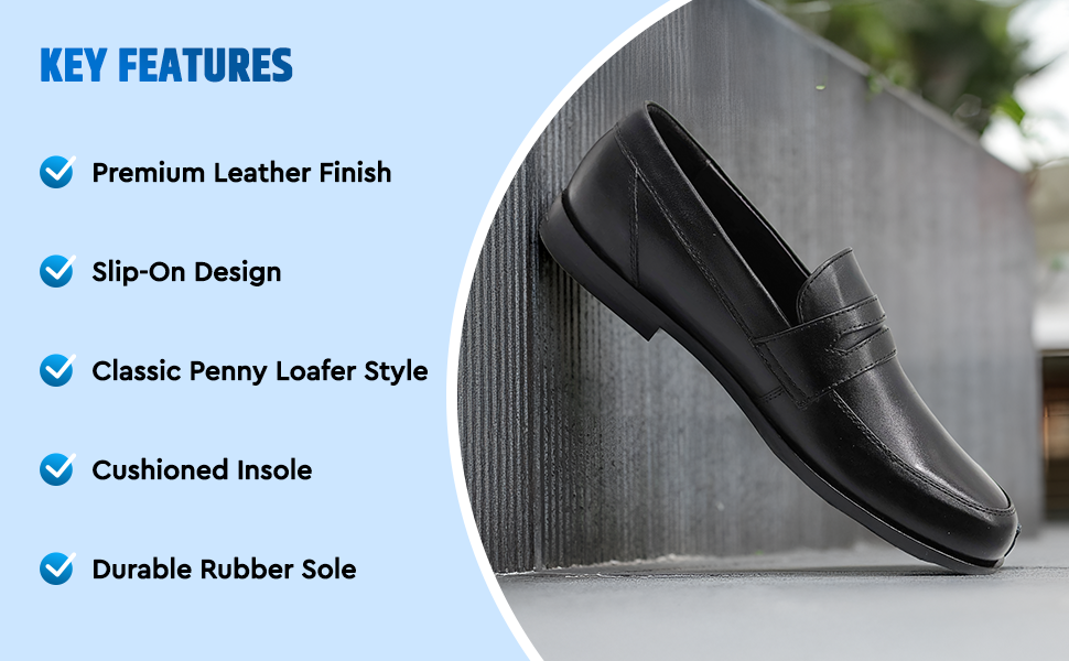 Men’s Leather Slip-On Loafers
