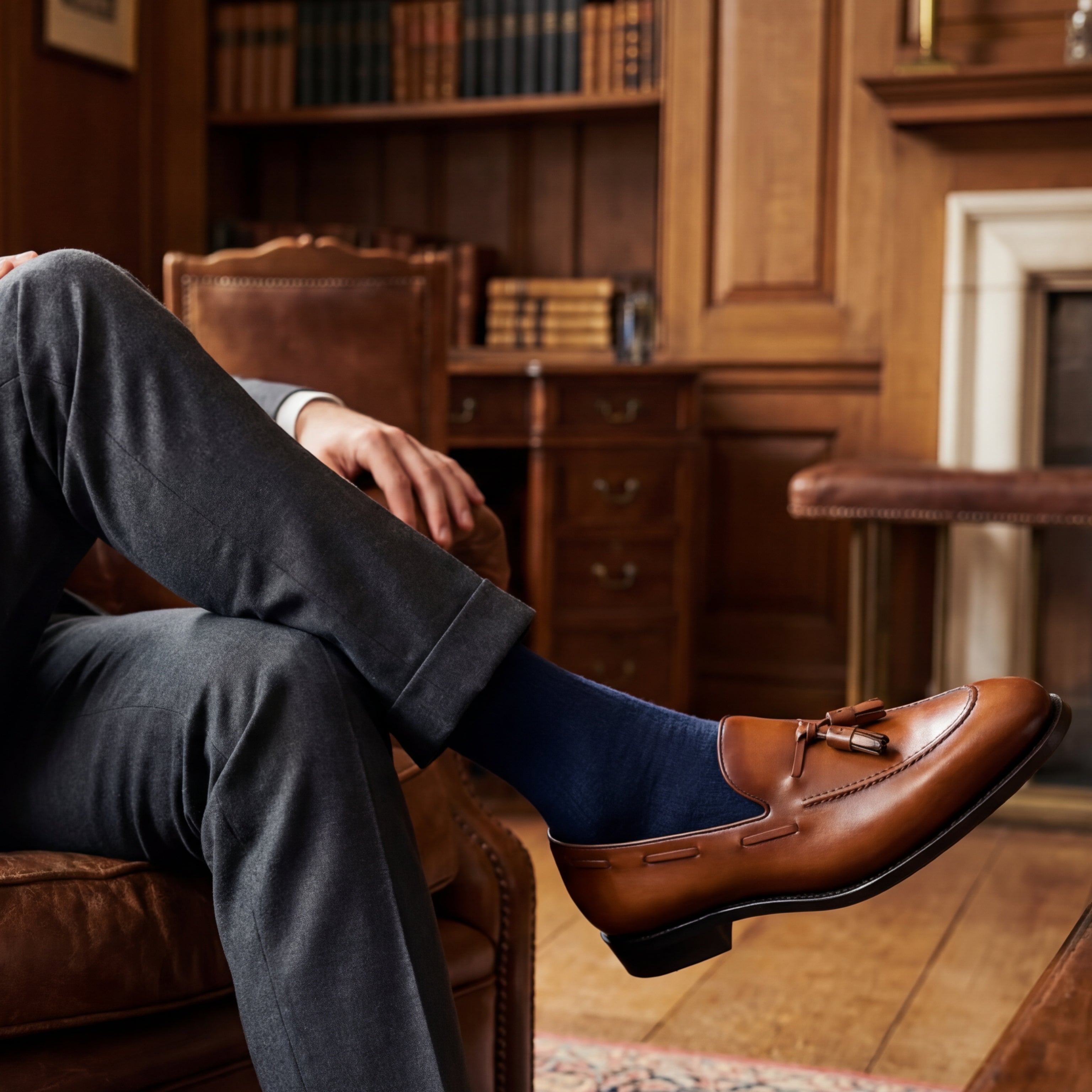 Tan Leather Loafers GoodYear Welted