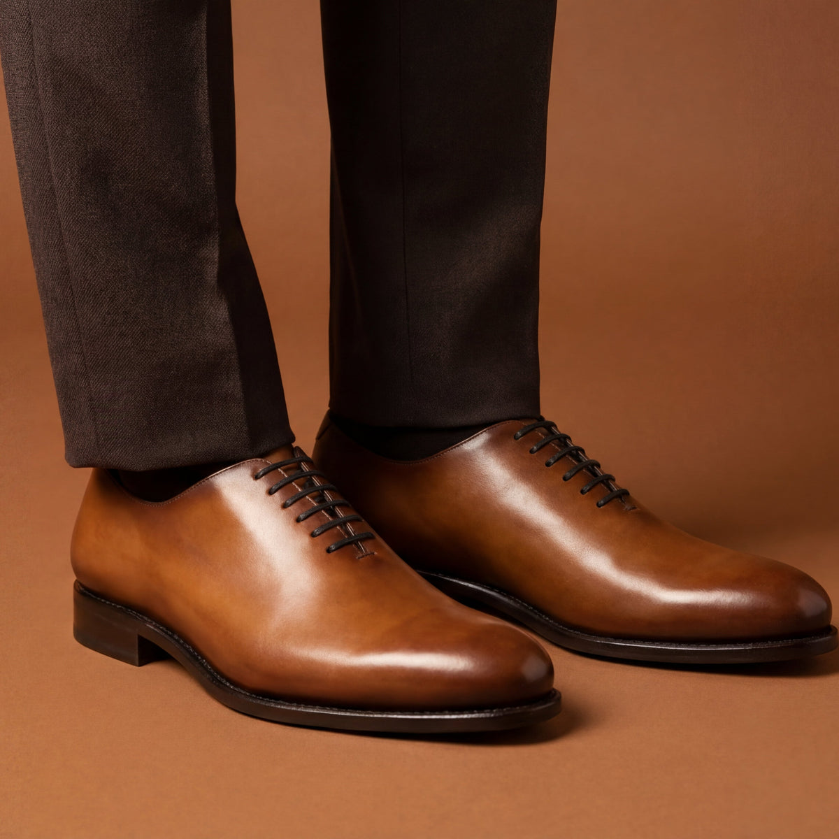 Tan Wholecut Oxford GoodYear Welted