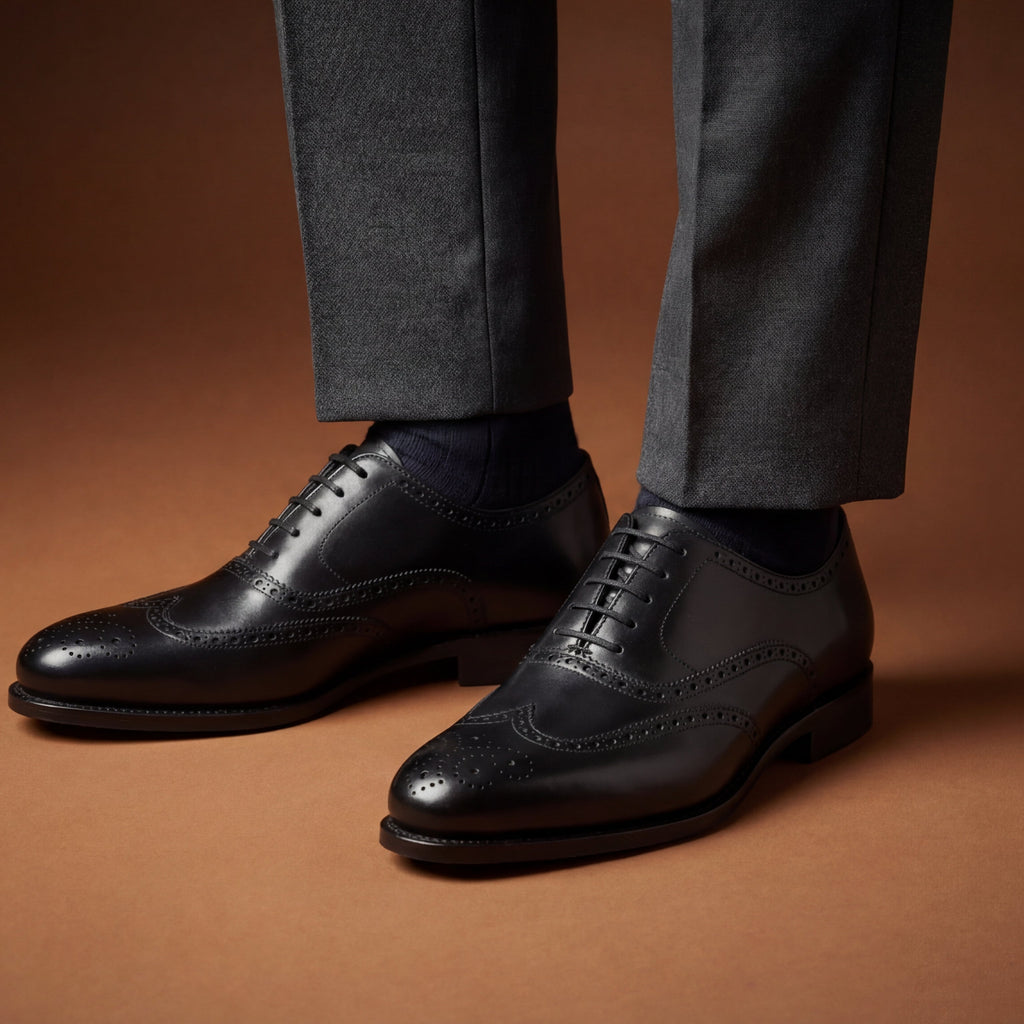 Black Oxford – Full Brogue GoodYear Welted