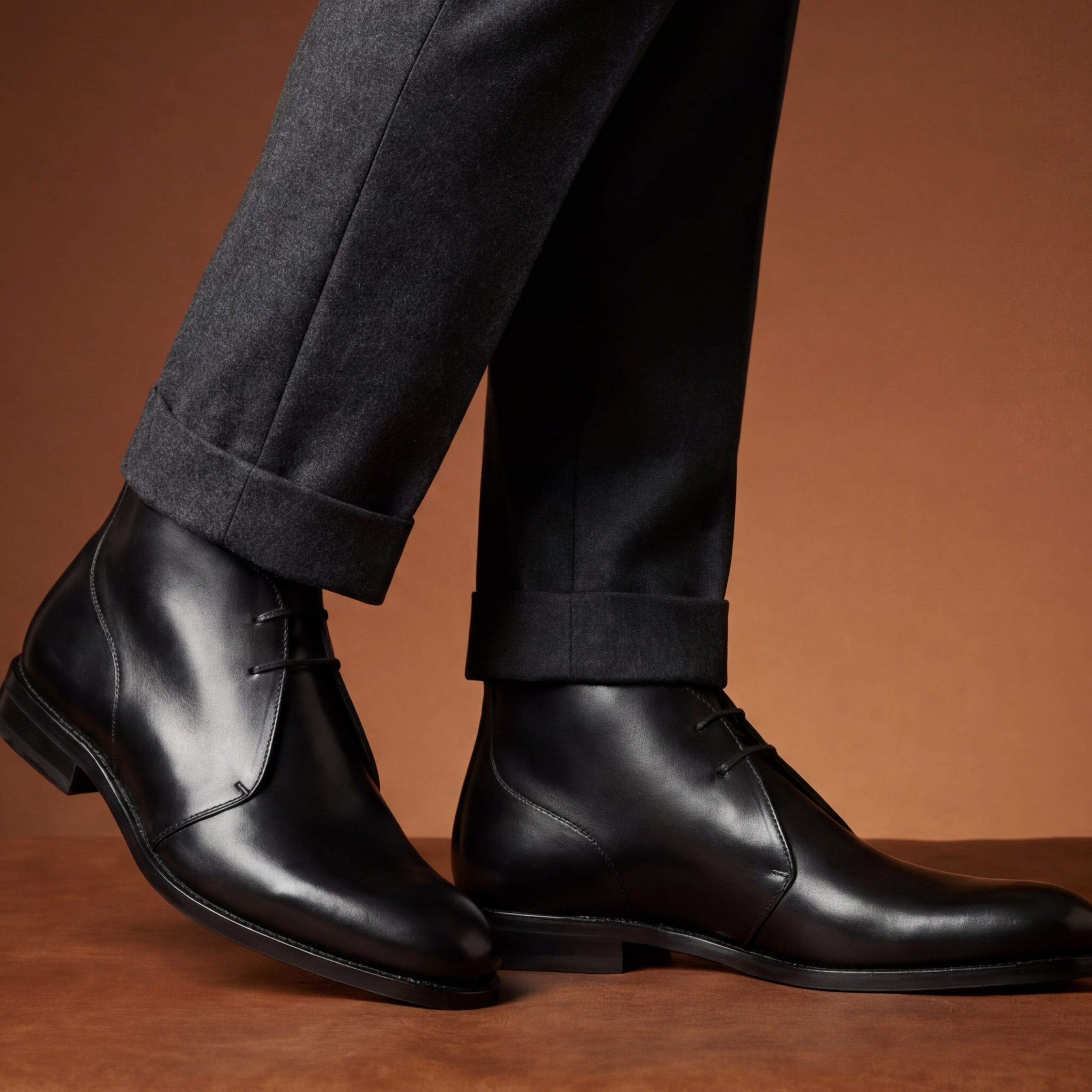 Black Chukka Boots GoodYear Welted