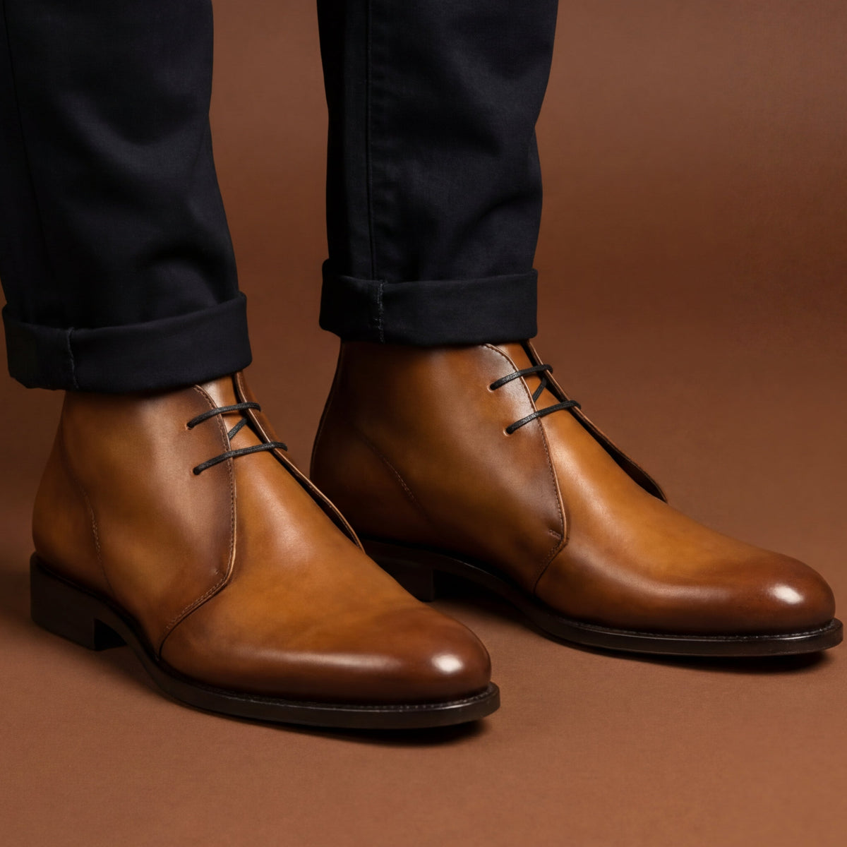 Tan Chukka Boots GoodYear Welted