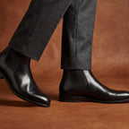 Black Chelsea Boots GoodYear Welted