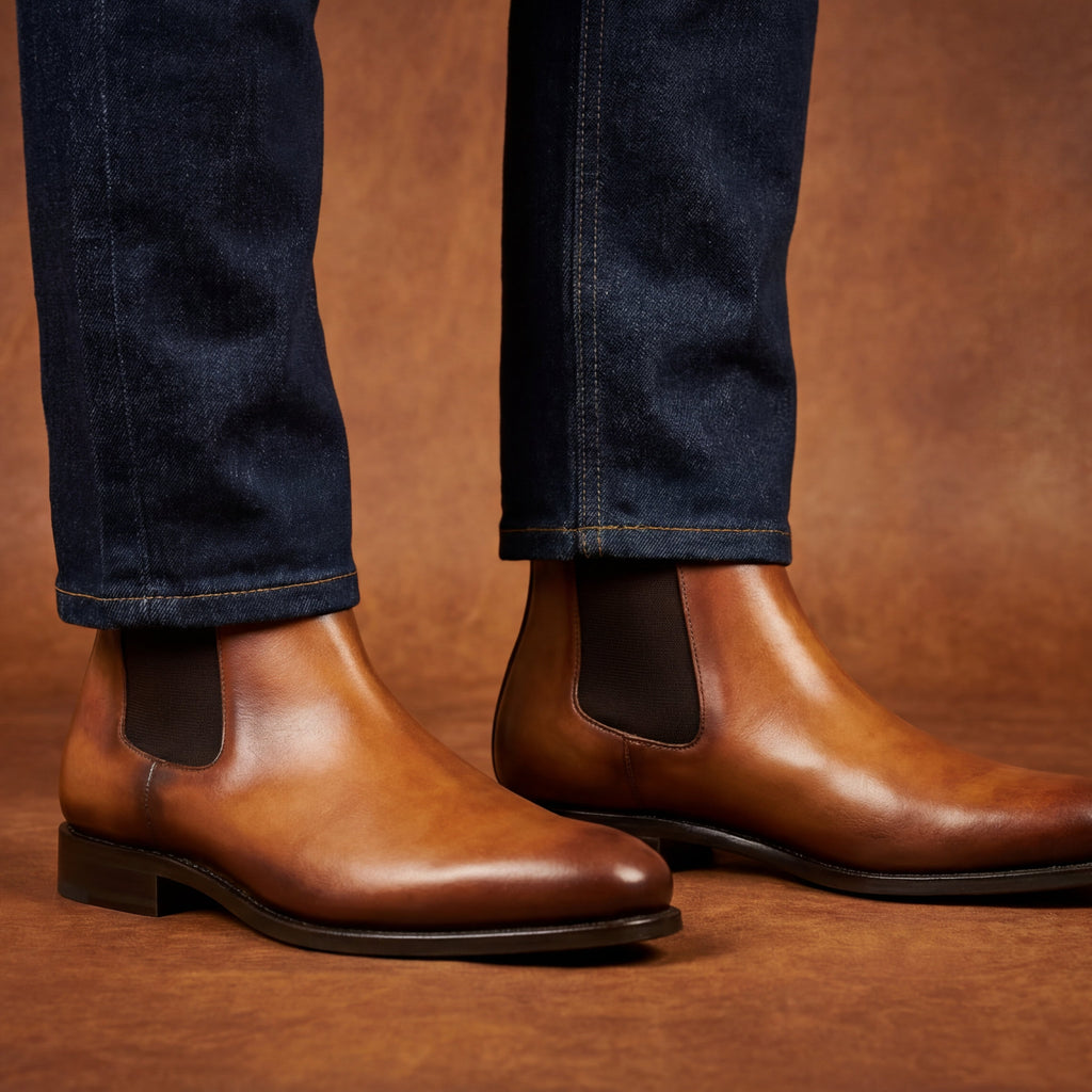 Tan Chelsea Boot GoodYear Welted