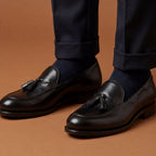 Black Leather Loafers GoodYear Welted