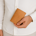 Celtic Genuine Leather Bi-Fold Long Wallet – Tan