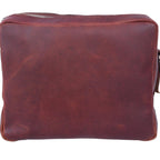 Vintage Leather Crossbody Bag with Dual Zipper Compartments for Everyday Use