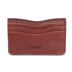 Elegant Brown Leather Card Holder: A Stylish Essential for Your Cards.ART:-LA-1463