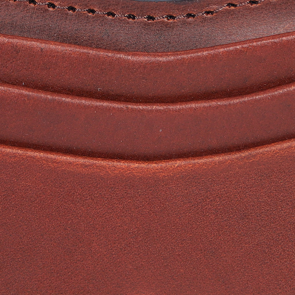 Elegant Brown Leather Card Holder: A Stylish Essential for Your Cards.ART:-LA-1463