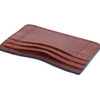 Elegant Brown Leather Card Holder: A Stylish Essential for Your Cards.ART:-LA-1463