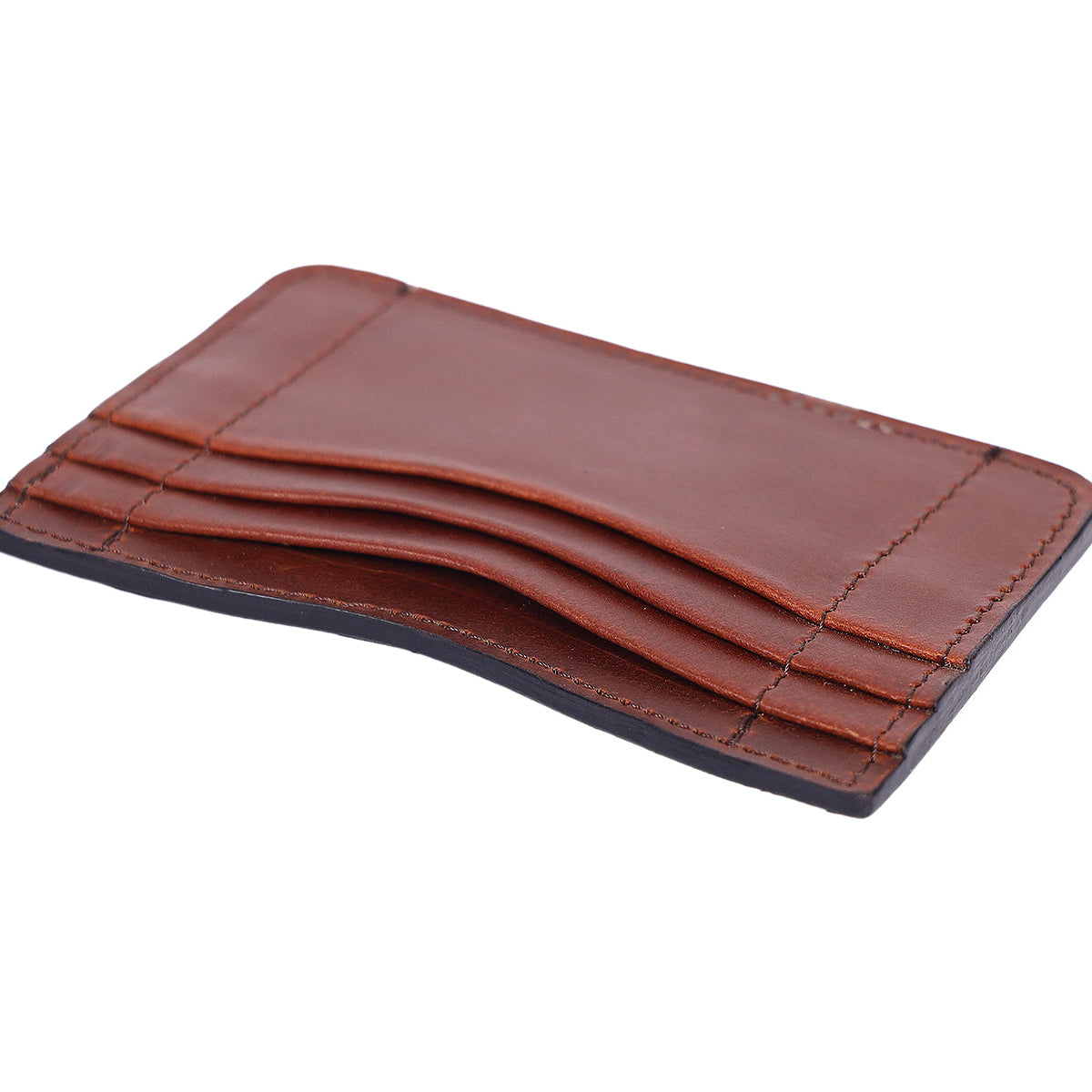 Elegant Brown Leather Card Holder: A Stylish Essential for Your Cards.ART:-LA-1463