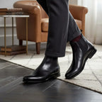 Black Chelsea Boots GoodYear Welted