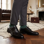 Black Double Monk GoodYear Welted
