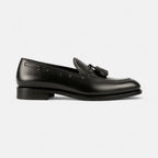 Black Leather Loafers GoodYear Welted