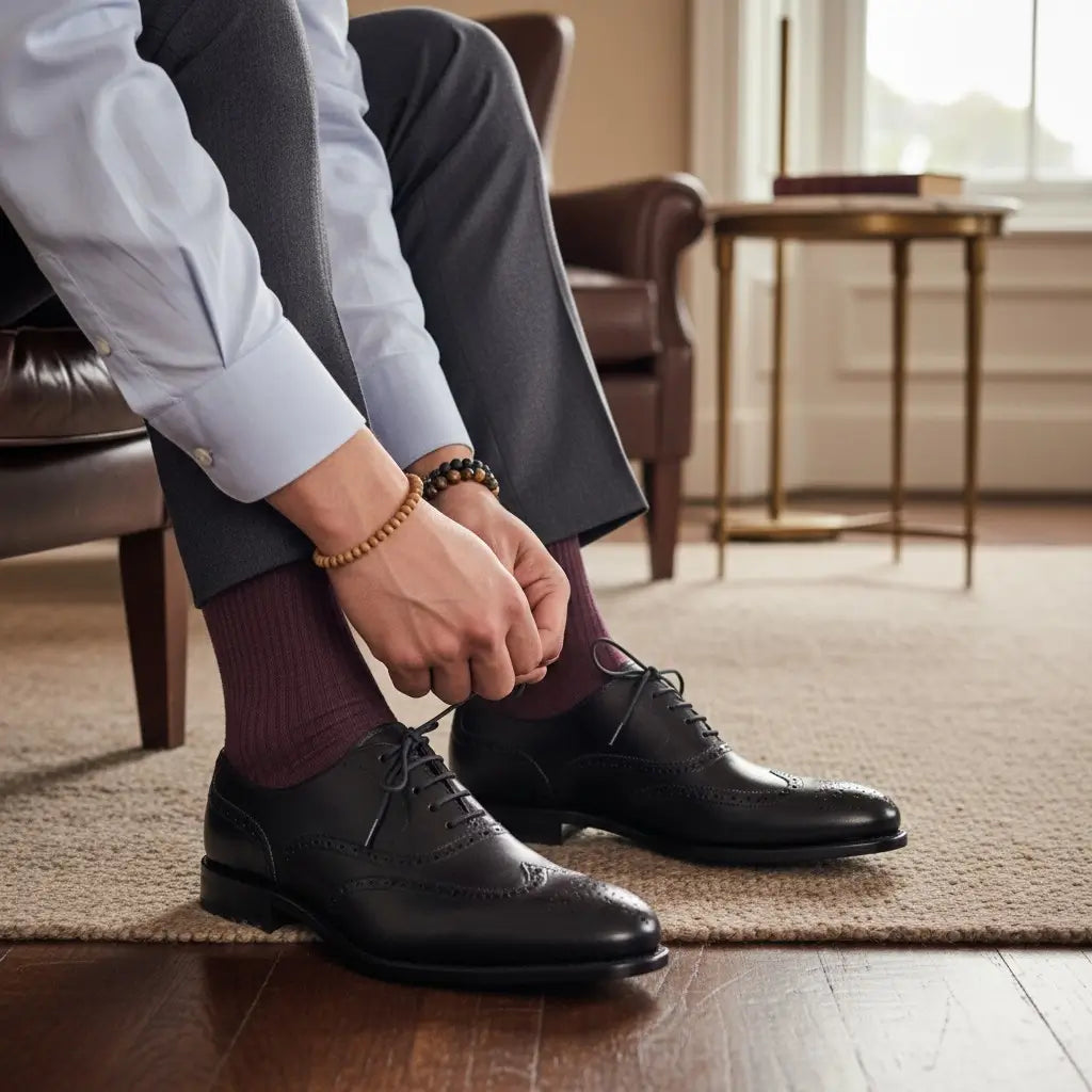 Black Oxford – Full Brogue GoodYear Welted