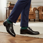 Black Plain Derby GoodYear Welted